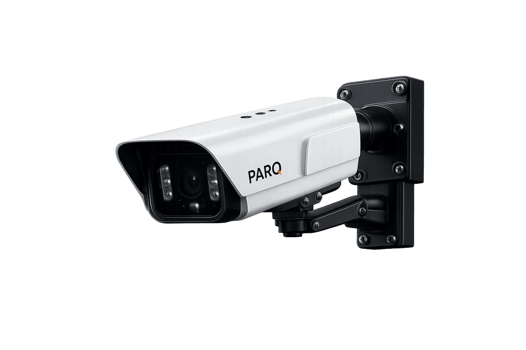 Cámara ANPR de PARQ para gestión de estacionamientos con reconocimiento automático de placas