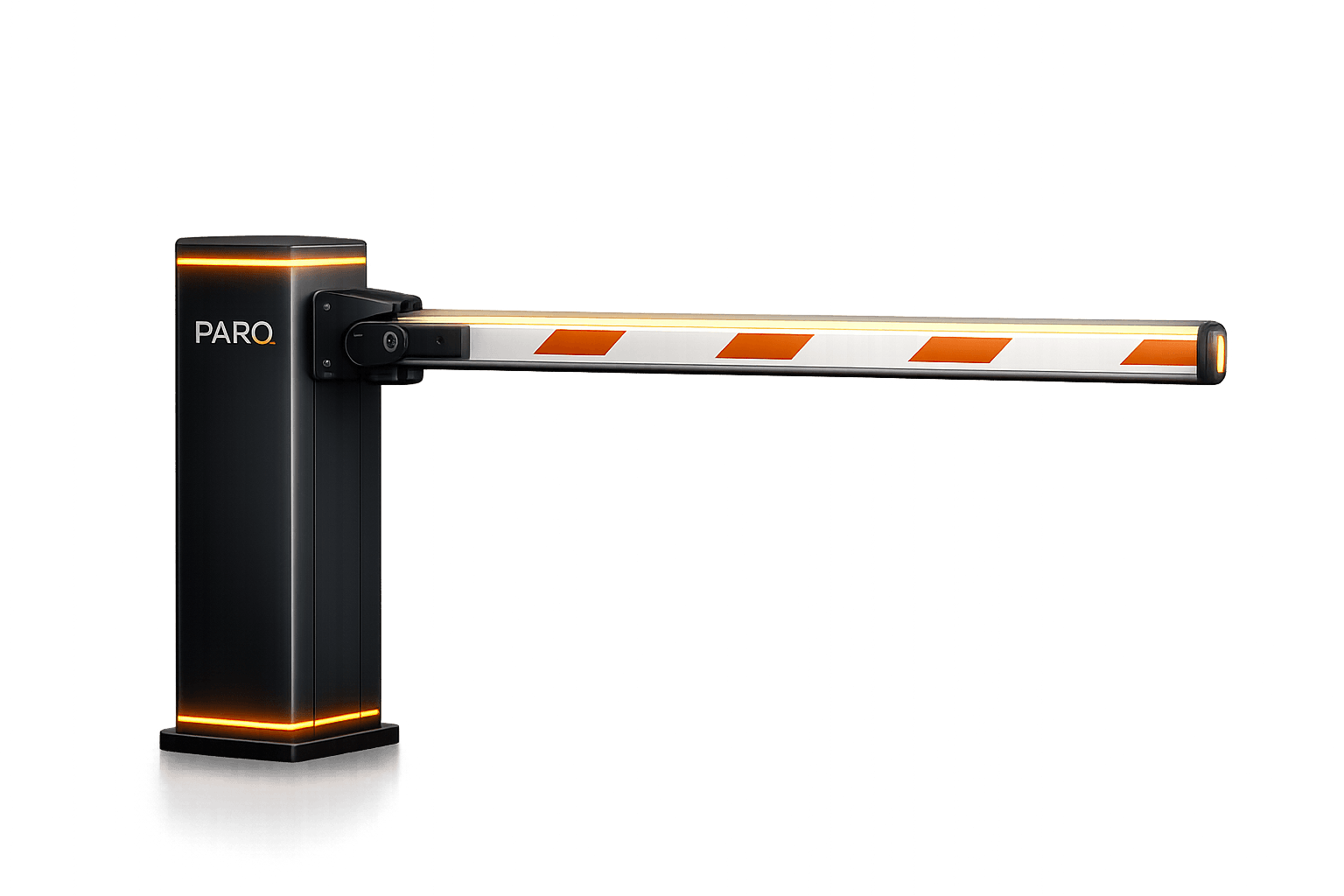 PARQ barrier system connected to cloud dashboard with automated access control