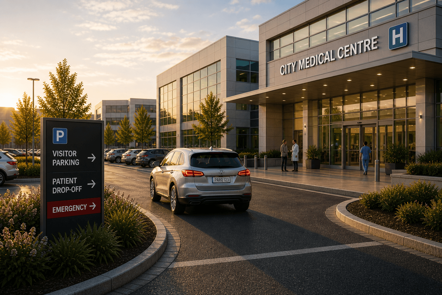 Hospitales gestionado con PARQ
